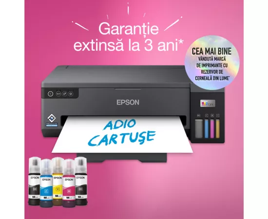 Imprimanta Inkjet CISS Epson EcoTank L11050, A3, Color, USB, Wireless, Negru - Imagine 6