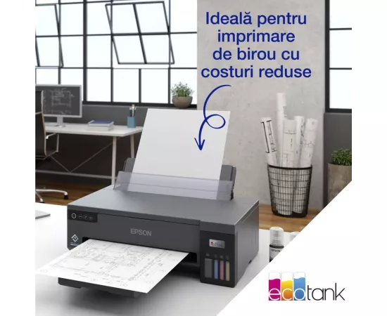 Imprimanta Inkjet CISS Epson EcoTank L11050, A3, Color, USB, Wireless, Negru - Imagine 8