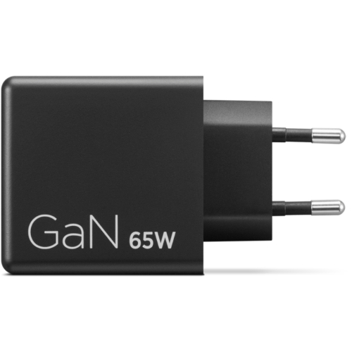 Lenovo Incarcator retea LENOVO Dual GAN 40AW065BEU, USB-C, 65W, Negru + Cablu USB-C inclus de 1.5m - IT-Fashion.ro