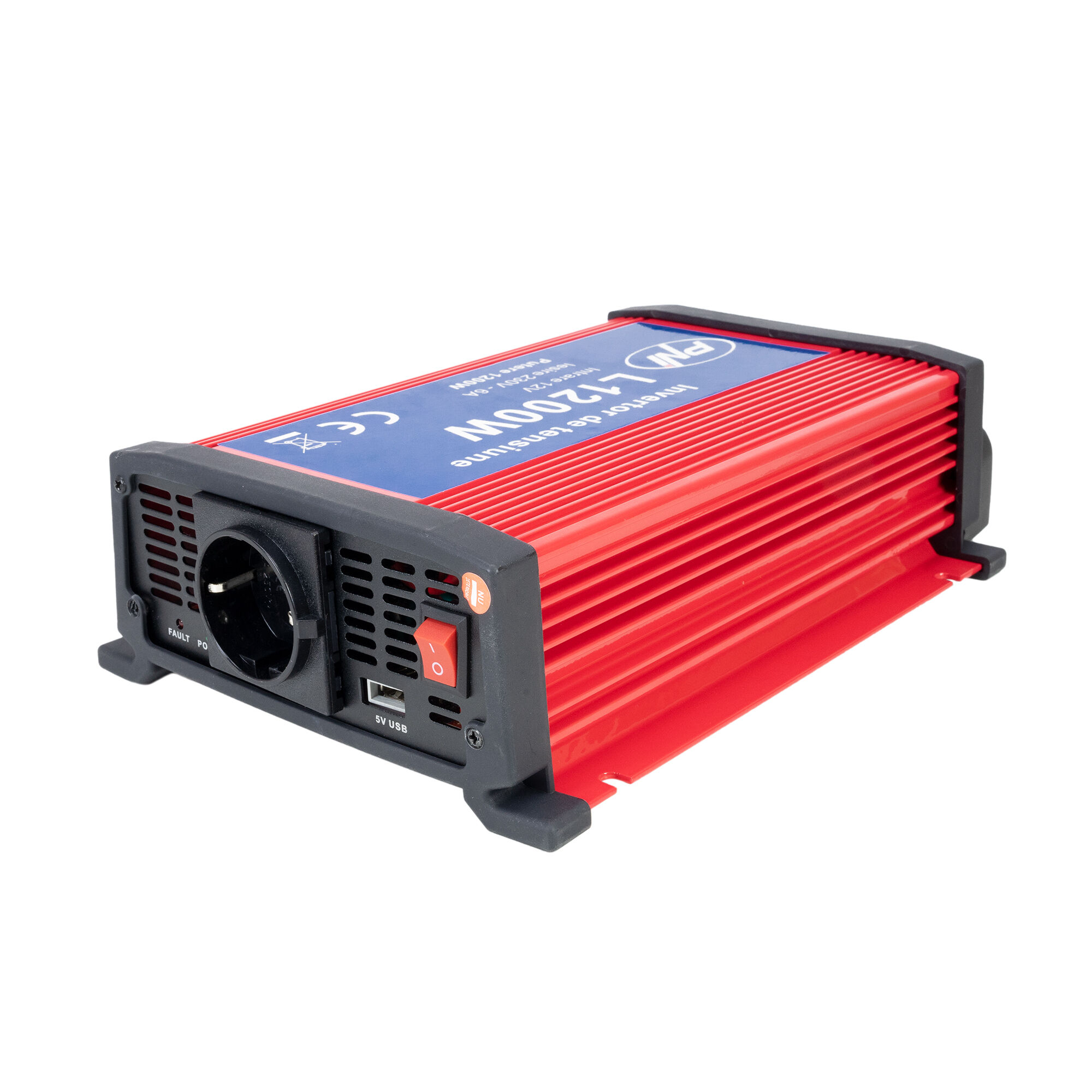Invertor de tensiune PNI H1200W12, 12V DC la 230V AC, 1200W - Imagine 3