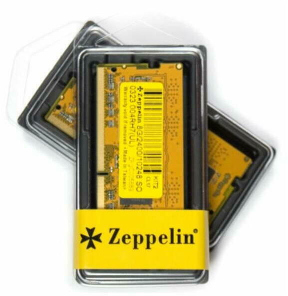 Zeppelin Kit Memorie RAM SO-DIMM Zeppelin ZE-SD3-16G2400-KIT, 16GB, DDR4-2400MHz, CL17, Dual Channel - IT-Fashion.ro