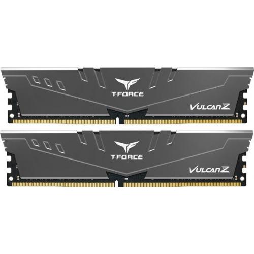 TeamGroup Kit Memorie RAM TeamGroup T-Force Vulcan Z Grey 32GB TLZGD432G3600HC18JDC01, DDR4-3600MHz, CL18, Dual Channel - IT-Fashion.ro