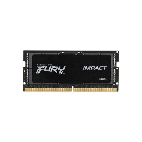 KINGSTON Kit SO-DIMM Memorie RAM Kingston Fury Impact KF556S40IBK2-32, 32GB, DDR5-5600MHz, CL40, Dual Channel - IT-Fashion.ro