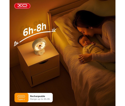 Lampa de veghe XO astronaut, alb - Imagine 3