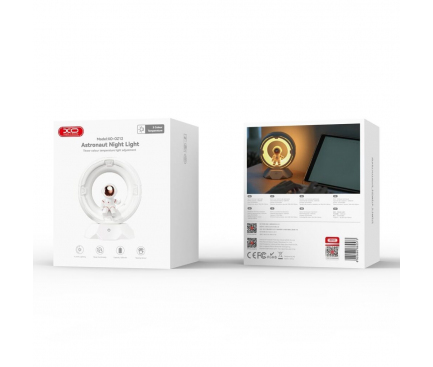 Lampa de veghe XO astronaut, alb - Imagine 5