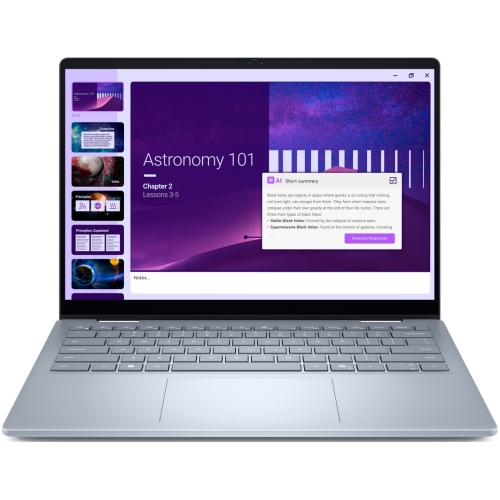 Dell Laptop 2-in-1 Dell 14 Plus DB04250_LNL_201_WIN-05, Intel Core Ultra 7 256V, 14 inch Touch, RAM 16GB, SSD 1TB, Intel Arc Graphics 140V, Windows 11 Pro, Ice Blue - IT-Fashion.ro