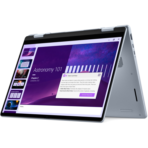 Laptop 2-in-1 Dell 14 Plus DB04250_LNL_201_WIN-05, Intel Core Ultra 7 256V, 14 inch Touch, RAM 16GB, SSD 1TB, Intel Arc Graphics 140V, Windows 11 Pro, Ice Blue - Imagine 4