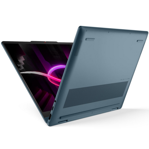 Laptop 2-in-1 Lenovo Yoga 7 83TD0086RM, AMD Ryzen AI 7 445, 14 inch Touch, RAM 32GB, SSD 1TB, AMD Radeon 840M Graphics, Fara sistem de operare, Tidal Teal - Imagine 3