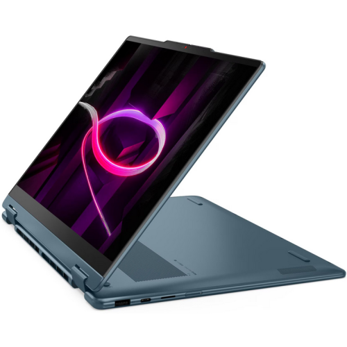 Laptop 2-in-1 Lenovo Yoga 7 83TD0086RM, AMD Ryzen AI 7 445, 14 inch Touch, RAM 32GB, SSD 1TB, AMD Radeon 840M Graphics, Fara sistem de operare, Tidal Teal - Imagine 8