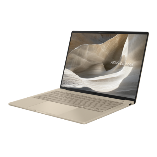 Laptop ASUS Zenbook A14 UX3407NA-QD023W, Qualcomm Snapdragon X2 Elite X2E-88-100, 14 inch, RAM 32GB, SSD 1TB, Qualcomm Adreno, Windows 11, Zabriskie Beige - Imagine 3