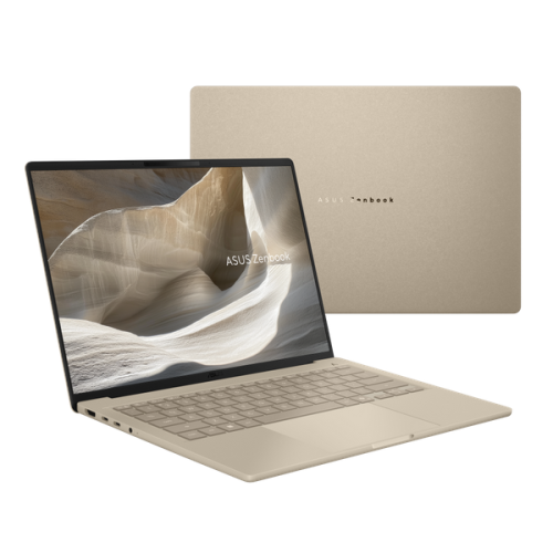 Laptop ASUS Zenbook A14 UX3407NA-QD023W, Qualcomm Snapdragon X2 Elite X2E-88-100, 14 inch, RAM 32GB, SSD 1TB, Qualcomm Adreno, Windows 11, Zabriskie Beige - Imagine 5