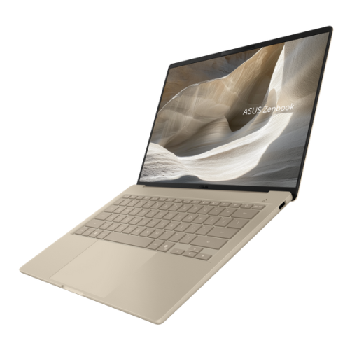 Laptop ASUS Zenbook A14 UX3407NA-QD023W, Qualcomm Snapdragon X2 Elite X2E-88-100, 14 inch, RAM 32GB, SSD 1TB, Qualcomm Adreno, Windows 11, Zabriskie Beige - Imagine 6