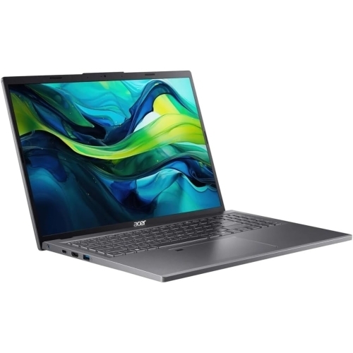 Laptop Acer Aspire 16 A16-71M-57UR NX.JEKEX.003, Intel Core Ultra 5 115U, 16 inch, RAM 16GB, SSD 512GB, Intel Graphics, Fara sistem de operare, Steel Gray - Imagine 3