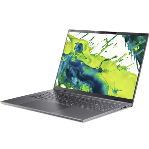 ACER Laptop Acer Aspire 16 AI NX.JXPEX.004, Intel Core Ultra 7 355, 16 inch, RAM 16GB, SSD 512GB, Intel Graphics, Windows 11, Steel Gray - IT-Fashion.ro
