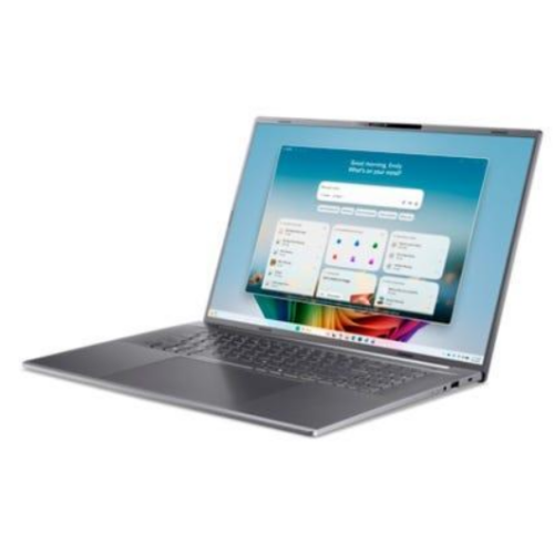 ACER Laptop Acer Aspire 18 AI A18-I71M-750F NX.JZEEX.002, Intel Core Ultra 7 355, 18 inch, RAM 16GB, SSD 512GB, Intel Graphics, Windows 11, Steel Gray - IT-Fashion.ro