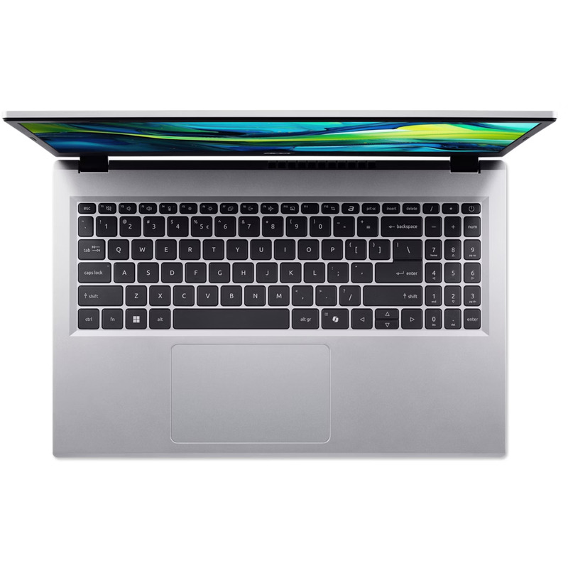 Laptop Acer Aspire Go 15 AG15-71P-58WM NX.JDCEX.002, Intel Core i5-1334U, 15.6 inch, RAM 16GB, SSD 512GB, Intel Iris Xe Graphics, Fara sistem de operare, Pure Silver - Imagine 4