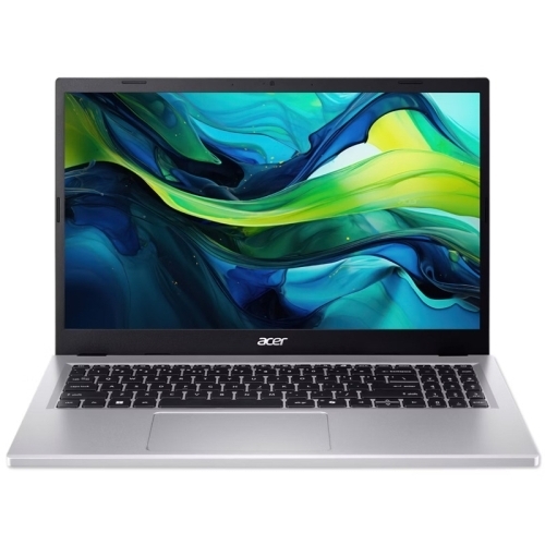 Laptop Acer Aspire Go 15 AG15-72P-30WD NX.JSVEX.008, Intel Core i3-1305U, 15.6 inch, RAM 16GB, SSD 512GB, Intel UHD Graphics, Fara sistem de operare, Pure Silver - Imagine 1