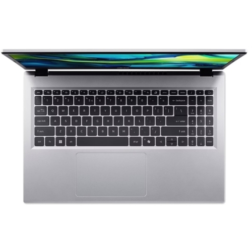 Laptop Acer Aspire Go 15 AG15-72P-30WD NX.JSVEX.008, Intel Core i3-1305U, 15.6 inch, RAM 16GB, SSD 512GB, Intel UHD Graphics, Fara sistem de operare, Pure Silver - Imagine 4