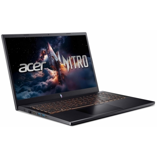 ACER Laptop Acer Nitro V 15 ANV15-52-5063 NH.QZ7EX.00R, Intel Core i5-13420H, 15.6 inch, RAM 16GB, SSD 512GB, nVidia GeForce RTX 5050 8GB, Fara sistem de operare, Obsidian Black - IT-Fashion.ro