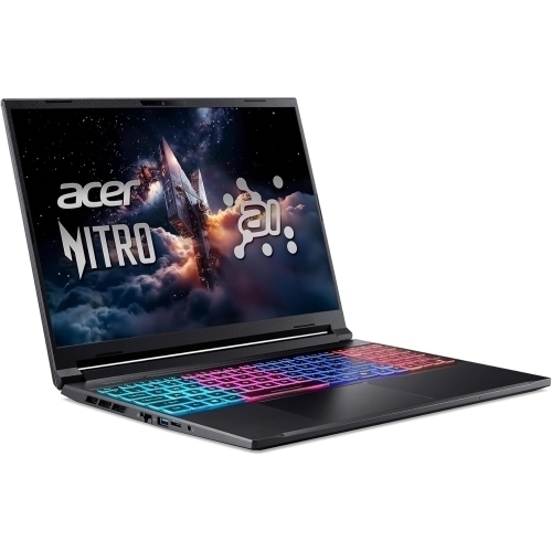 ACER Laptop Acer Nitro V 16S ANV16S-71-94DP NH.U29EX.003, Intel Core 9 270H, 16 inch, RAM 32GB, SSD 1TB, nVidia GeForce RTX 5070 8GB, Fara sistem de operare, Obsidian Black - IT-Fashion.ro