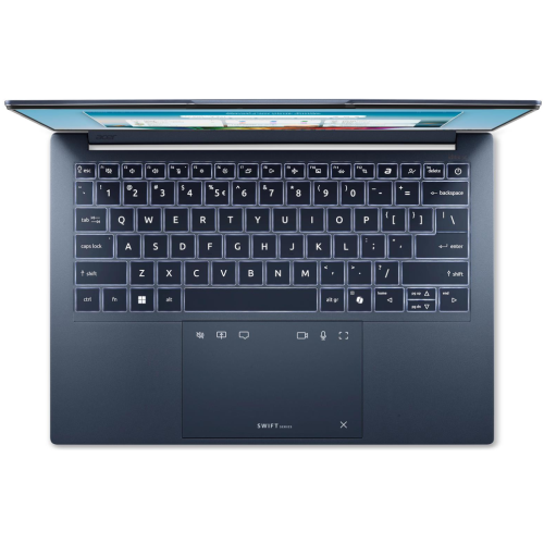 Laptop Acer Swift Go 14 AI SFG14-I71-59UD NX.JZSEX.00F, Intel Core Ultra 5 125U, 14 inch, RAM 16GB, SSD 512GB, Intel Graphics, Windows 11, Frost Blue - Imagine 4
