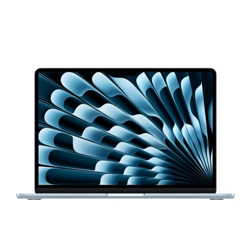 Apple Laptop Apple MacBook Air 13 with Liquid Retina (2025) MC6U4RO/A, Apple M4 Deca Core, 13.6 inch, RAM 16GB, SSD 512GB, Apple M4 10-core Graphics, macOS Sequoia, Sky Blue - IT-Fashion.ro