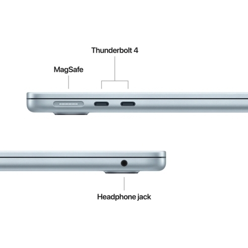 Laptop Apple MacBook Air 13 with Liquid Retina (2026) Z1L9000G4, Apple M5 10-core, 13.6 inch, RAM 16GB, SSD 512GB, Apple M5 10-core Graphics, Int KB, macOS, Sky Blue - Imagine 3