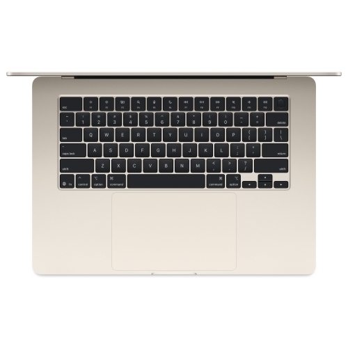 Laptop Apple MacBook Air 15 with Liquid Retina (2025) MC6K4RO/A, Apple M4 Deca Core, 15.3 inch, RAM 24GB, SSD 512GB, Apple M4 10-core Graphics, INT KB, macOS Sequoia, Starlight - Imagine 2
