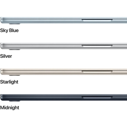 Laptop Apple MacBook Air 15 with Liquid Retina (2026) MDVQ4RO/A, Apple M5 10-core, 15.3 inch, RAM 16GB, SSD 512GB, Apple M5 10-core Graphics, Int KB, macOS, Sky Blue - Imagine 4