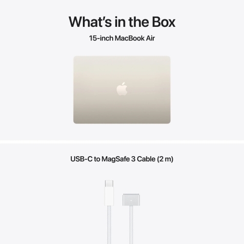 Laptop Apple MacBook Air 15 with Liquid Retina (2026) MDVD4RO/A, Apple M5 10-core, 15.3 inch, RAM 16GB, SSD 512GB, Apple M5 10-core Graphics, Int KB, macOS, Starlight - Imagine 6