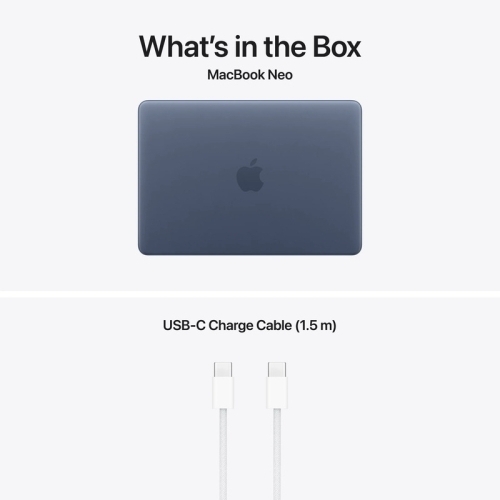 Laptop Apple MacBook Neo 13 with Liquid Retina (2026) Z1TS0006K, Apple A18 Pro Hexa Core, 13 inch, RAM 8GB, SSD 256GB, Apple A18 Pro 5-core Graphics, US KB, macOS, Indigo - Imagine 6