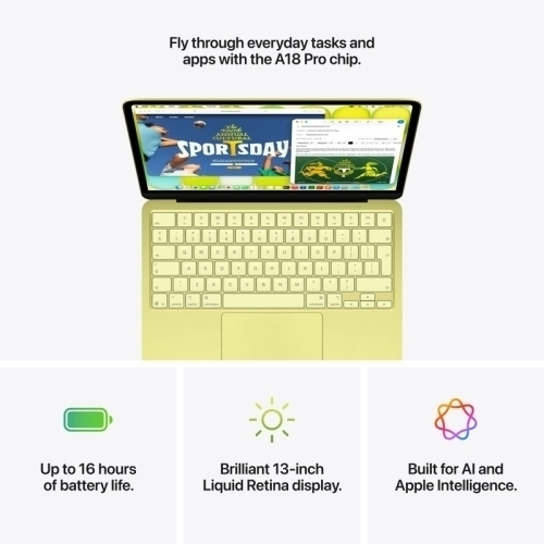 Laptop Apple MacBook Neo 13 with Liquid Retina (2026) Z1TP0006Q, Apple A18 Pro Hexa Core, 13 inch, RAM 8GB, SSD 512GB, Apple A18 Pro 5-core Graphics, US KB, macOS, Silver - Imagine 6