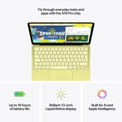 Laptop Apple MacBook Neo 13 with Liquid Retina (2026) MHFA4RO/A, Apple A18 Pro Hexa Core, 13 inch, RAM 8GB, SSD 256GB, Apple A18 Pro 5-core Graphics, Int KB, macOS, Silver - Imagine 6