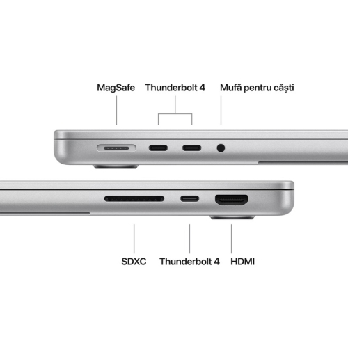 Laptop Apple MacBook Pro 14 Liquid Retina XDR Z1KN000F7, Apple M5 10-core, 14.2 inch, RAM 32GB, SSD 2TB, macOS, Silver - Imagine 3