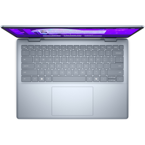 Laptop Dell 14 Plus DB14250_LNL_208, Intel Core Ultra 7 256V, 14 inch, RAM 16GB, SSD 512GB, Intel Arc Graphics 140V, Windows 11 Pro, Ice Blue - Imagine 4