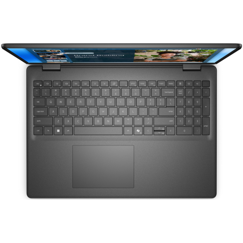 Laptop Dell 16 DC16250 DC16250_RPLU-R_012_UBU-05, Intel Core 5 120U, 16 inch, RAM 16GB, SSD 512GB, Intel Graphics, Linux, Carbon Black - Imagine 5