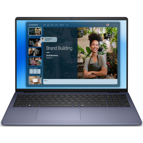 Dell Laptop Dell 16 DC16251_RPLU-R_005_WIN-05, Intel Core 7 150U, 16 inch, RAM 16GB, SSD 512GB, Intel Graphics, Windows 11 Pro, Midnight Blue - IT-Fashion.ro
