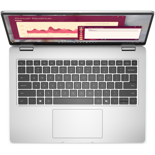 Laptop Dell Pro 14 PC14250 BTO108_PC14250_EMEA, Intel Core Ultra 7 255U, 14 inch, RAM 32GB, SSD 512GB, Intel Graphics, Windows 11 Pro, Platinum Silver - Imagine 4