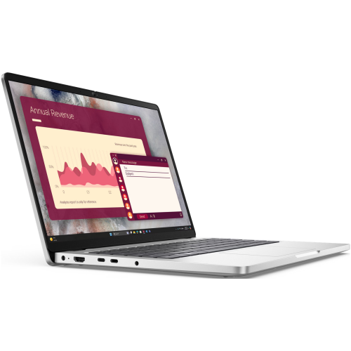 Laptop Dell Pro 14 PC14250_FU7265U32GB1TBW3Y_400N-05, Intel Core Ultra 7 265U, 14 inch, RAM 32GB, SSD 1TB, Intel Graphics, Windows 11 Pro, Platinum Silver - Imagine 3
