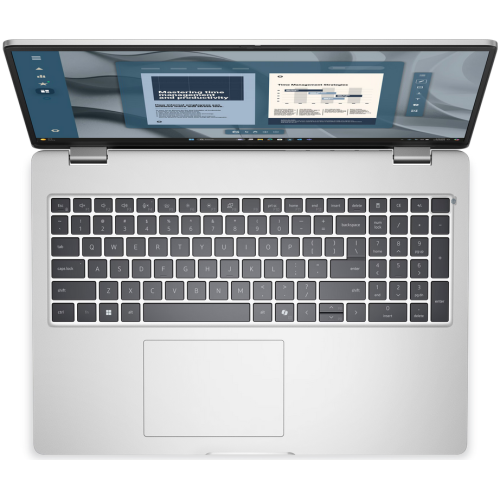 Laptop Dell Pro 16 BTO604_PC16255_EMEA, AMD Ryzen AI 7 PRO 350, 16 inch Touch, RAM 32GB, SSD 512GB, AMD Radeon 860M, Windows 11 Pro, Platinum Silver - Imagine 4