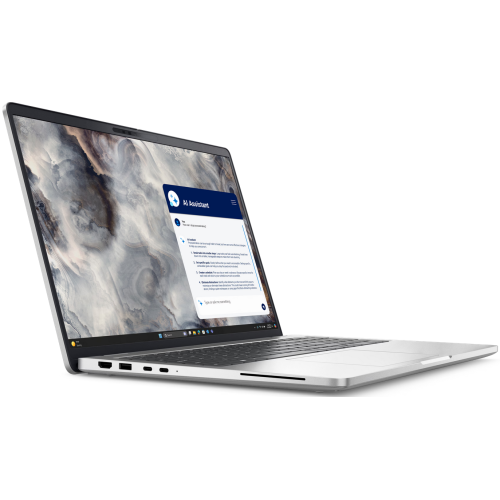 Dell Laptop Dell Pro 16 Plus DLPB1625U516512WP, Intel Core Ultra 5 235U, 16 inch, RAM 16GB, SSD 512GB, Intel Graphics, Windows 11 Pro, Platinum Silver - IT-Fashion.ro