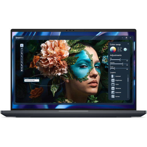 Dell Laptop Dell Pro Precision 7 PW716260 PW716260_FU9386H64GB1TB12GW3Y-05, Intel Core Ultra 9 386H, 16 inch, RAM 64GB, SSD 1TB, nVidia RTX PRO 3000 12GB, Windows 11 Pro, Magnetite - IT-Fashion.ro