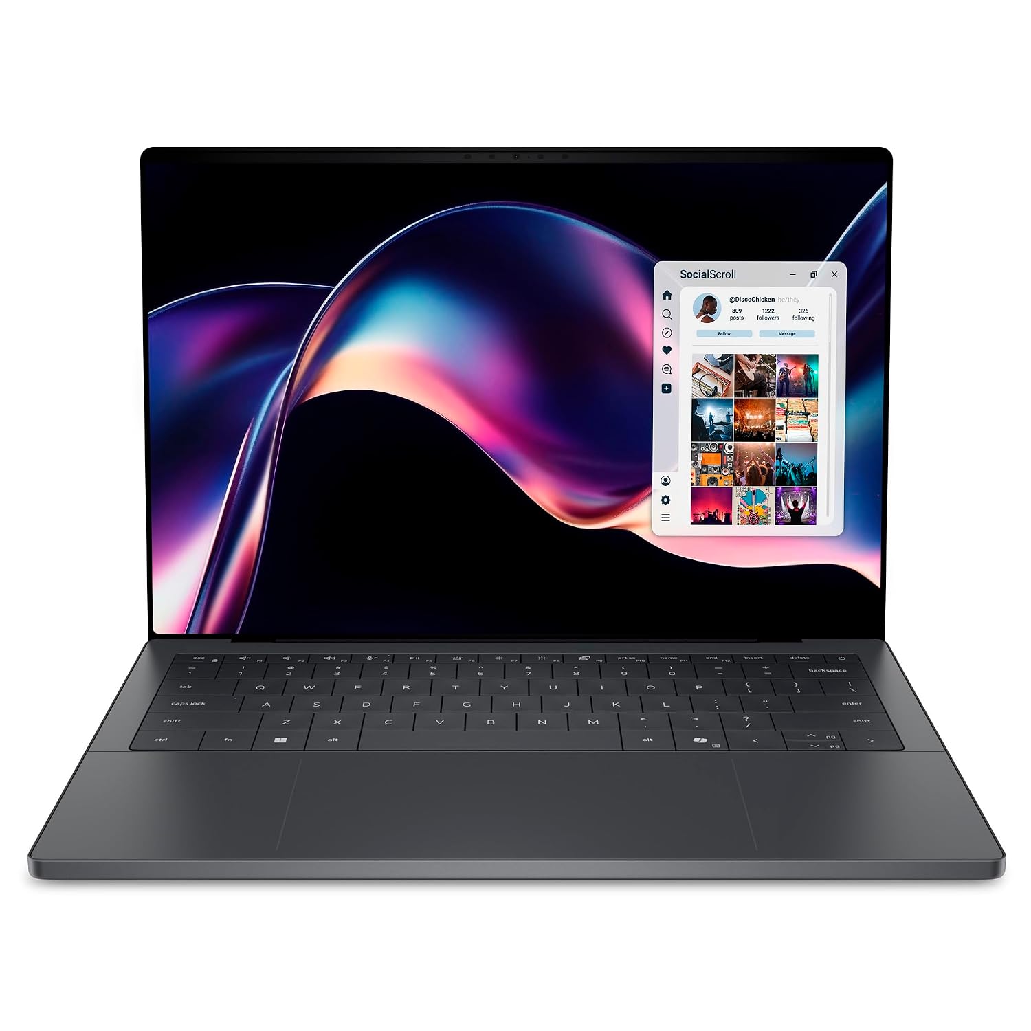 Dell Laptop Dell XPS 16inch XPS16DA1626X9641W11P Touch, 3.2K OLED 120Hz, Intel Core Ultra 9 185H, 64GB LPDDR5x, 1TB SSD, Intel Arc B390 Graphics, Win 11 Pro, Dark Gray - IT-Fashion.ro