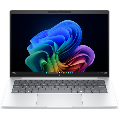 HP Laptop HP EliteBook 8 G2a DG1H7ET#ABB, AMD Ryzen AI 7 PRO 450, 14 inch, RAM 16GB, SSD 512GB, AMD Radeon 860M, Windows 11 Pro, Glacier Silver - IT-Fashion.ro