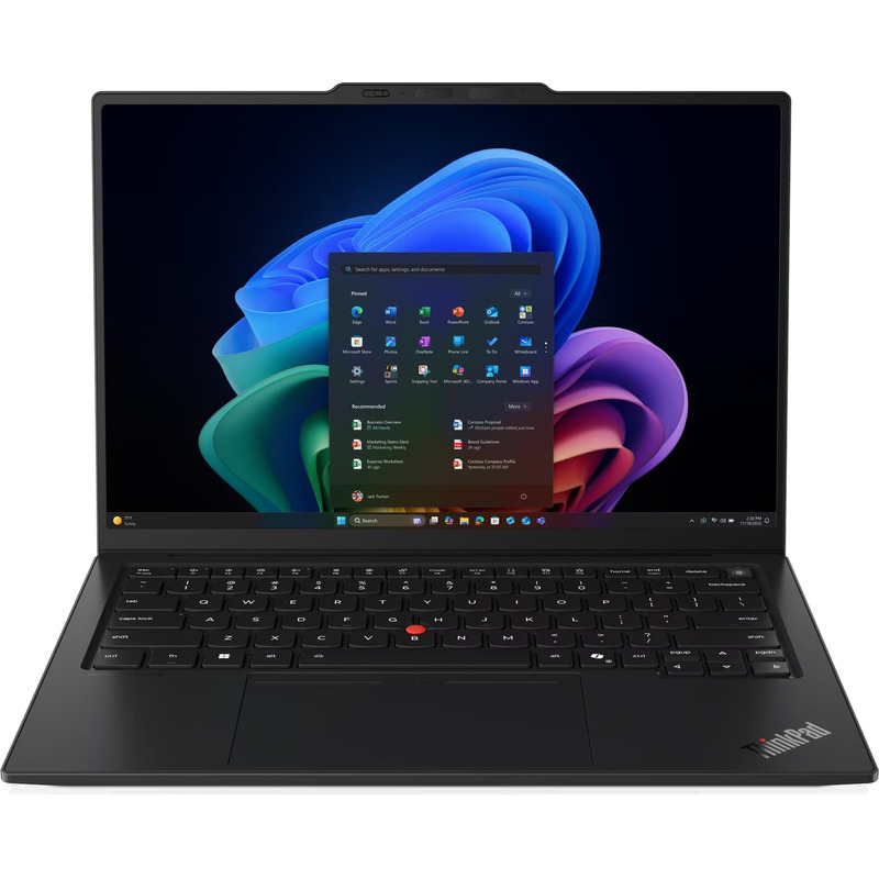 Lenovo Laptop Lenovo 14inch ThinkPad X1 Carbon Gen 14 Aura Edition 21V7009JRI, 2.8K OLED 120Hz VRR Touch, Procesor Intel® Core™ Ultra X7 368H, 64GB LPDDR5X, 1TB SSD, Intel Arc B390, Win 11 Pro, Black - IT-Fashion.ro