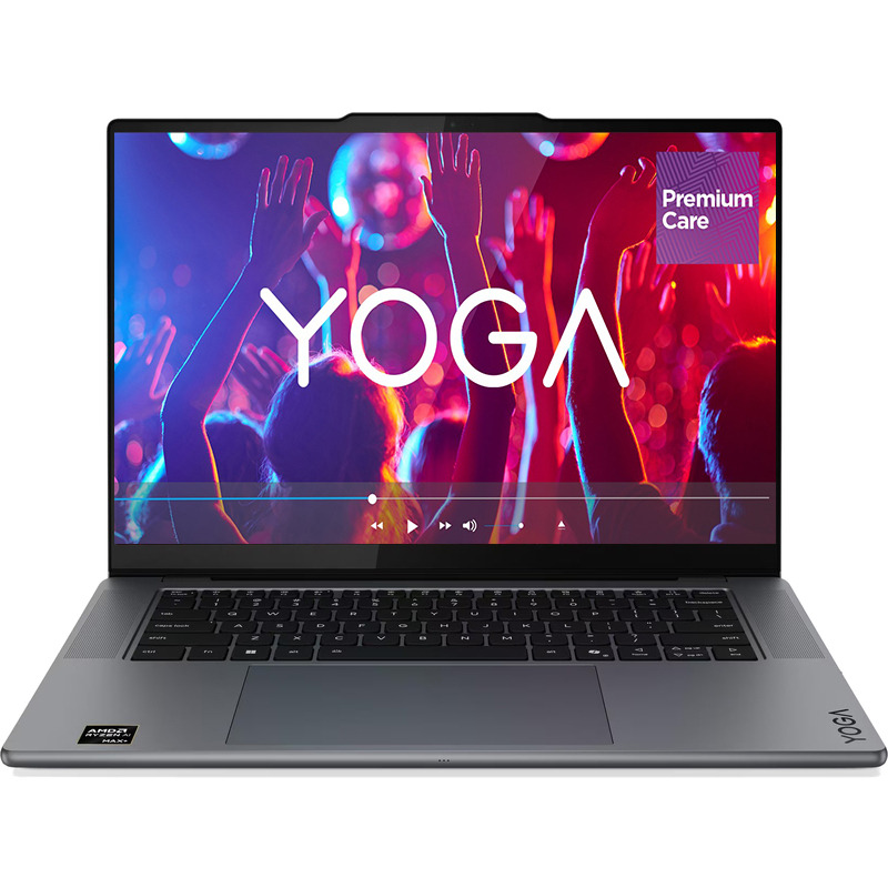 Lenovo Laptop Lenovo 15.3inch Yoga Pro 7 83W50013RM, 2.5K OLED 165Hz Touch, Procesor AMD Ryzen™ Al Max+ 388, 32GB LPDDR5X, 1TB SSD, AMD Radeon 8060S, Thunder Grey - IT-Fashion.ro