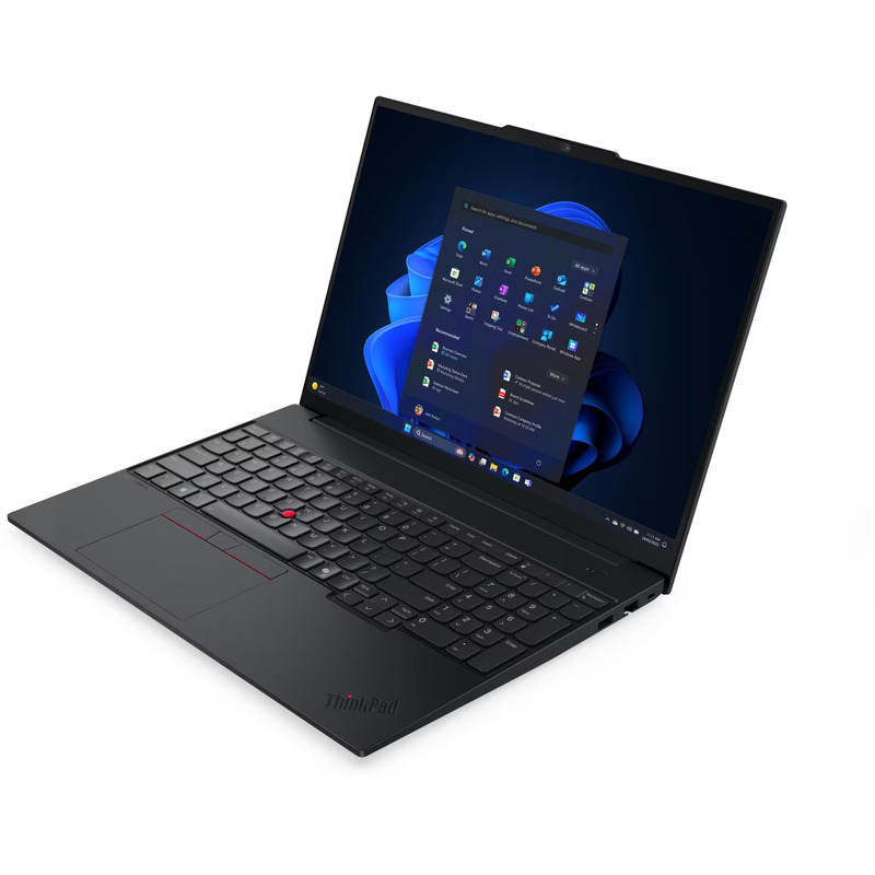 Lenovo Laptop Lenovo 16inch ThinkPad E16 Gen 3 21SR00BLRI, WUXGA IPS, Procesor Intel® Core™ Ultra 5 225H, 16GB DDR5, 512GB SSD, Intel Integrated Graphics, Fara sistem de operare, Black - IT-Fashion.ro