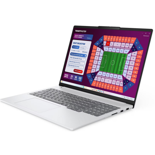 Lenovo Laptop Lenovo IdeaPad Pro 5 83SK0016RM, Intel Core Ultra X9 388H, RAM 32GB, SSD 1TB, Intel Arc B390, Fara sistem de operare, Glacier White - IT-Fashion.ro