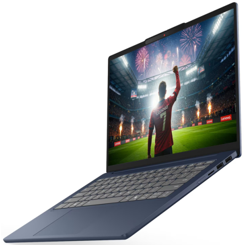 Lenovo Laptop Lenovo IdeaPad Slim 5 83S5007CRM, Intel Core Ultra 7 355, 14 inch, RAM 32GB, SSD 1TB, Intel Graphics, Fara sistem de operare, Cosmic Blue - IT-Fashion.ro