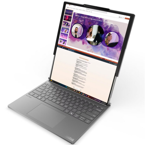 Lenovo Laptop Lenovo ThinkBook Plus G6 Rollable 21TR0000RM, Intel Core Ultra 7 258V, 14 inch, RAM 32GB, SSD 1TB, Intel Arc Graphics 140V, Windows 11 Pro, Luna Grey - IT-Fashion.ro